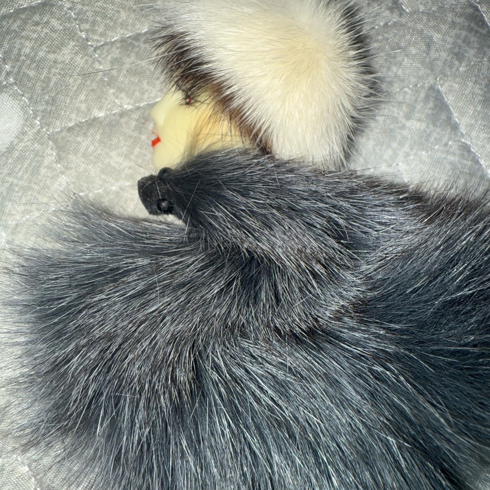 Elegant Fur Trimmed Doll